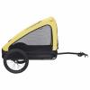 Homgoday Dog Bike Trailer, Yellow & Black, Oxford Fabric, 142 x 70 x 87.5 cm, Model 92596 view 1