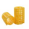 6-Piece Heatless Plastic Curlers for Roots and Bangs, Yellow, 3.6 cm view 1