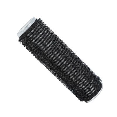 6-Piece Self-Adhesive Hair Rollers, Black, Large