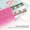 6-Piece Self-Adhesive Hair Rollers, Black, Large view 3