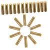 Gold Copper Shoelace Tips, 50-Piece DIY Replacement Set view 1