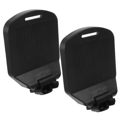 Replacement Wheelchair Footrests, 2-Piece Set, Black PA