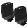 Replacement Wheelchair Footrests, 2-Piece Set, Black PA view 1