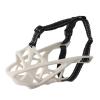 POVVFRTY Dog Muzzle, Anti-Licking and Anti-Biting, Breathable, Adjustable, Allows Drinking and Eating, Reflective, White, XL view 1