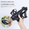 POVVFRTY Dog Muzzle, Anti-Licking and Anti-Biting, Breathable, Adjustable, Allows Drinking and Eating, Reflective, White, XL view 4