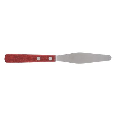 Stainless Steel Wax Spatula with Wooden Handle for Facial Waxing