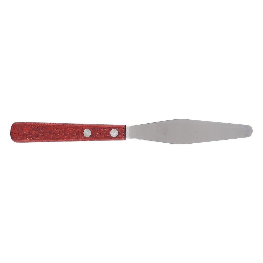 Stainless Steel Wax Spatula with Wooden Handle for Facial Waxing