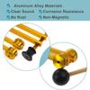 Rhghfujhgy 3-Pack Tuning Fork Set, 128/256/512 Hz, Gold view 2