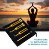 Rhghfujhgy 3-Pack Tuning Fork Set, 128/256/512 Hz, Gold view 4