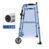 Height-Adjustable Folding Walking Frame with Padded Armrests view 3