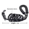 Reflective Dog Leash for Small, Medium, and Large Dogs, Sky Blue, 1 cm x 1.5 m view 3