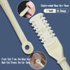 2-in-1 Manual Nose Hair Trimmer, Double-Sided, 360° Rotating, Beige, 6-Piece view 3