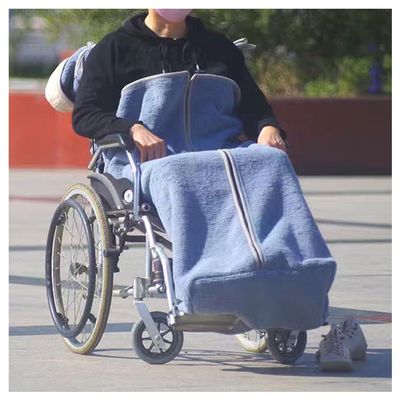 WSFZEG Fleece-Lined Waterproof Wheelchair Leg Cover