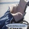 WSFZEG Fleece-Lined Waterproof Wheelchair Leg Cover view 2