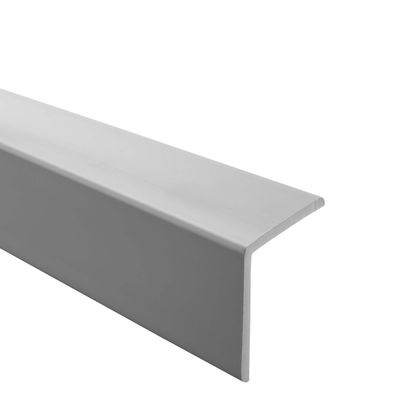 Quest PVC Angle Trim 35 x 35 mm, No Adhesive Tape – Gray, 130 cm