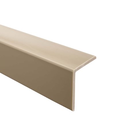 Quest PVC Angle Trim 35 x 35 mm Without Adhesive Tape - Beige, 100 cm