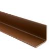 Quest PVC Corner Trim 35 x 35 mm Without Adhesive Tape - Brown, 70 cm view 2