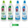 4x Chanteclair Lavatrice White Musk + Bicarbonate Trial Pack, Liquid Laundry Detergent, 28 Washes, 1,260 ml + Free Beni Culinari Keychain view 1