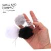 Parliky Cat Toy Balls, 6-Piece Set, Hanging Plush Balls with Elastic Rope view 3