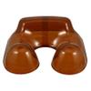 AUTSUPPL PVC Perm Bowl with Brown Neck Cushion for Salons view 1