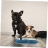 CIYODO Double Cat Bowl, Stainless Steel and Plastic, Anti-Gulping Design, Non-Slip Base, Easy to Clean view 4