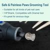 OVATAVO Dog Nail Grinder Bits for Dremel, Diamond Attachments, 0.3 cm Shank view 2