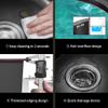 Yngg KANBUN Single-Bowl Black Stainless Steel RV Sink, 38 x 30 cm view 4