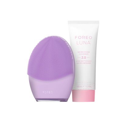 FOREO LUNA 4 Facial Cleansing Brush + Micro-Foam Cleanser 2.0 100 ml Set
