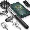 Extendable Back Scratcher, 5 Detachable Heads, Reinforced Stainless Steel Handle view 1