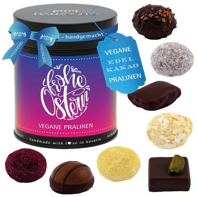 Hallingers Vegan Easter Truffles in “Happy Easter” Gift Tin