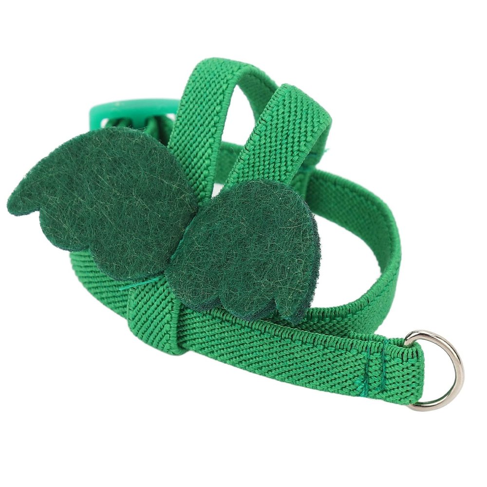Bird Harness with Leash, Lightweight, Bite-Resistant, Ergonomic Design, Green
