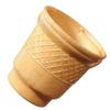 Bazko Large Wafer Cups | Semi-Sweet Ice Cream Wafers, 7.8 cm / 7.5 cm | 208 pcs view 1