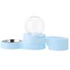 Cat Feeder with Double Food Bowl and Water Dispenser view 1