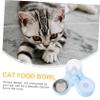 Cat Feeder with Double Food Bowl and Water Dispenser view 4