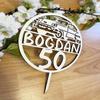 NoriKids Birthday Cake Topper with Car, Name & Age view 2