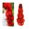 20 in. Curly Wavy Clip-On Ponytail Extension with Claw Clip view 1