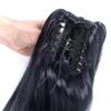 20 in. Curly Wavy Clip-On Ponytail Extension with Claw Clip view 4
