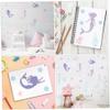 Self-Adhesive Mermaid Wall Decals for Kids' Room, 1 Set view 2