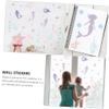 Self-Adhesive Mermaid Wall Decals for Kids' Room, 1 Set view 3