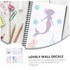 Self-Adhesive Mermaid Wall Decals for Kids' Room, 1 Set view 4