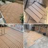 pujindu Interlocking Plastic Deck Tiles, Waterproof Outdoor Flooring, Gray-A, 11.8 x 11.8 in, 8 Pieces view 4