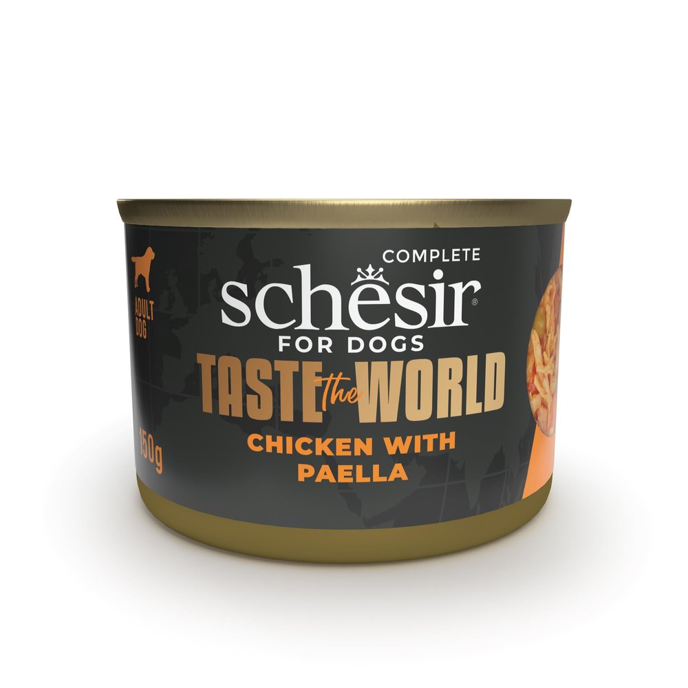 Schesir Twin Chicken/Paella, 8 x 150 g