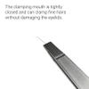 Professional Slant-Tip Eyebrow Tweezers for Hair Removal, Black view 3