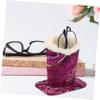 DEARMAMY Plush Eyeglass Stands with Soft Lining view 3