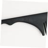 Tail Comb 22 x 2.4 cm, PP, for Hairdressing Supplies, Black view 2