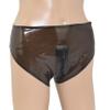 SpecialUnderwear Latex Women's Briefs with Zipper, Size M view 2