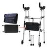 Padded Shower Chair and Foldable Rolling Walker for Seniors view 1