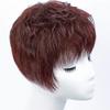15 x 16 cm Curly Human Hair Topper with 3 Clips, Natural Black view 1