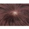 15 x 16 cm Curly Human Hair Topper with 3 Clips, Natural Black view 4