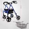 Foldable Aluminum Rollator with Seat for Seniors view 3